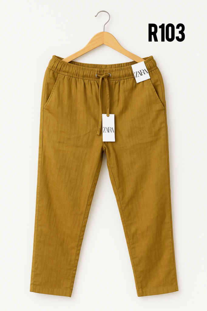 Remi Cotton Trouser (Khaki)