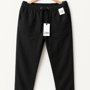 Remi Cotton Trouser (Black)