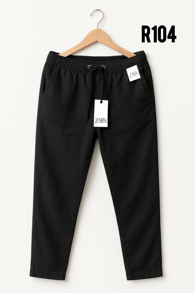 Remi Cotton Trouser (Black)