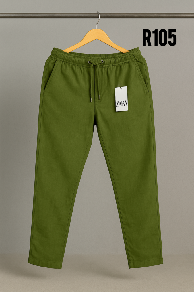 Remi Cotton Trouser (Olive)