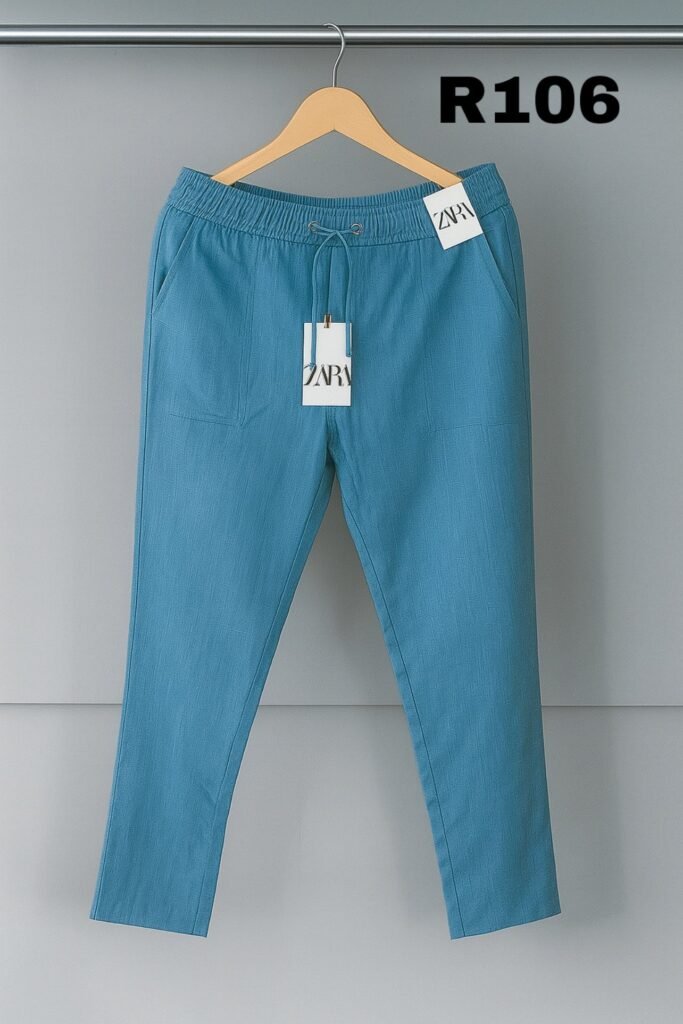Remi Cotton Trouser (Sky)