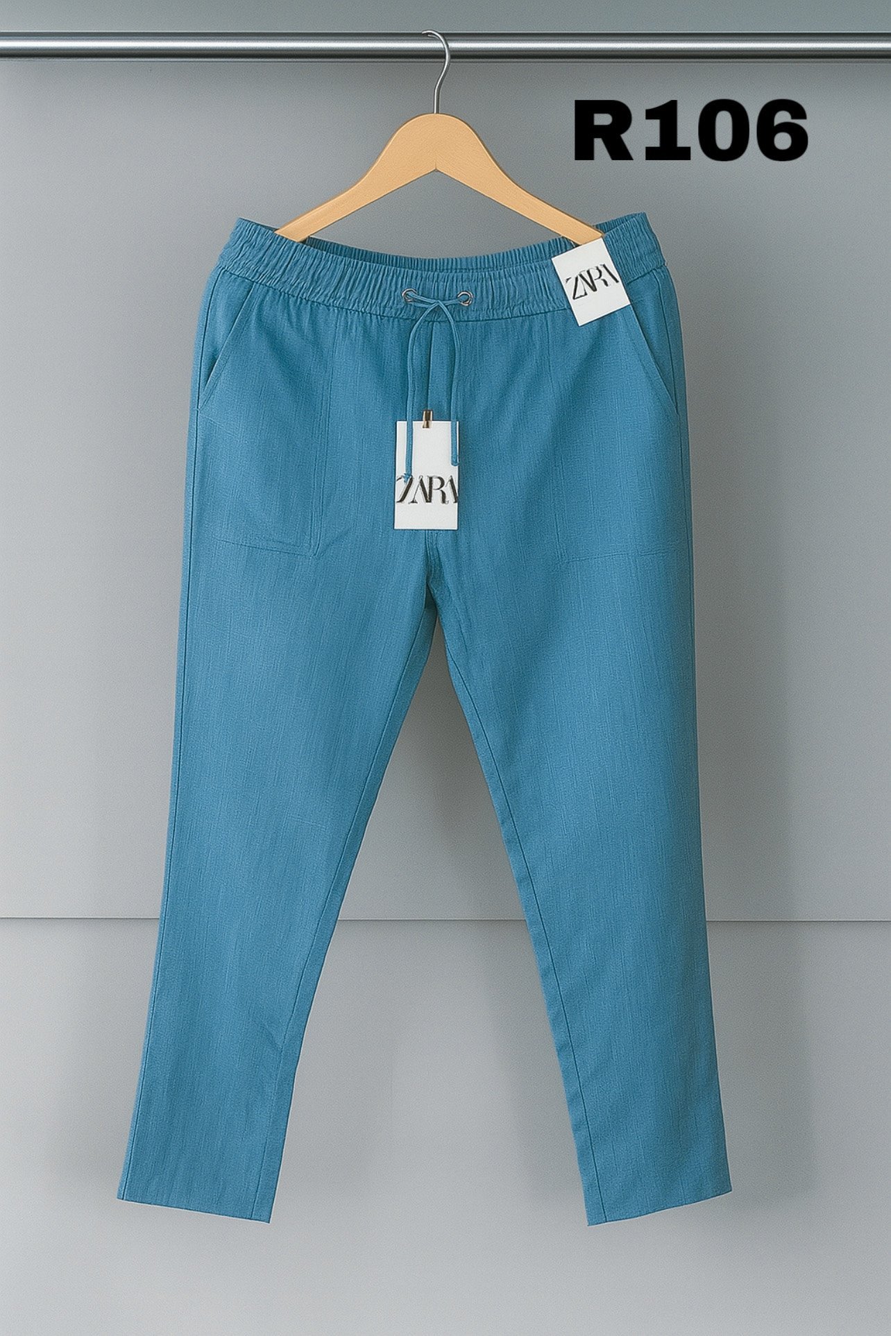 Remi Cotton Trouser (Sky)